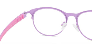 Purple Cat Eye Full Rim Kid Eyeglasses by Lenskart Junior Computer Glasses-142664