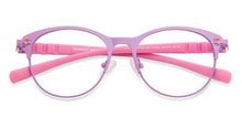 Load image into Gallery viewer, Purple Cat Eye Full Rim Kid Eyeglasses by Lenskart Junior Computer Glasses-142664