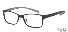 Load image into Gallery viewer, Black Rectangle Full Rim Kid Eyeglasses by Lenskart Junior Computer Glasses-142667