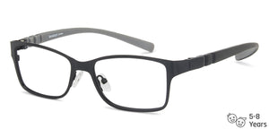Black Rectangle Full Rim Kid Eyeglasses by Lenskart Junior Computer Glasses-142667