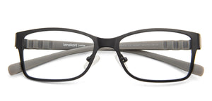 Black Rectangle Full Rim Kid Eyeglasses by Lenskart Junior Computer Glasses-142667