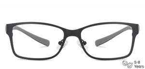 Black Rectangle Full Rim Kid Eyeglasses by Lenskart Junior Computer Glasses-142667
