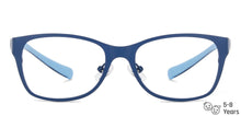 Load image into Gallery viewer, Blue Rectangle Full Rim  Kid Eyeglasses by Lenskart Junior-142687
