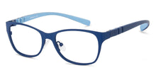 Load image into Gallery viewer, Blue Rectangle Full Rim  Kid Eyeglasses by Lenskart Junior-142687