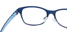 Load image into Gallery viewer, Blue Rectangle Full Rim  Kid Eyeglasses by Lenskart Junior-142687