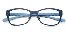 Load image into Gallery viewer, Blue Rectangle Full Rim  Kid Eyeglasses by Lenskart Junior-142687
