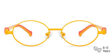 Load image into Gallery viewer, Yellow Oval Full Rim  Kid Eyeglasses by Lenskart Junior-142690