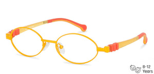 Yellow Oval Full Rim  Kid Eyeglasses by Lenskart Junior-142690