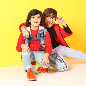 Yellow Oval Full Rim  Kid Eyeglasses by Lenskart Junior-142690