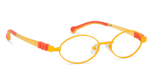 Yellow Oval Full Rim  Kid Eyeglasses by Lenskart Junior-142690