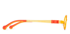 Yellow Oval Full Rim  Kid Eyeglasses by Lenskart Junior-142690