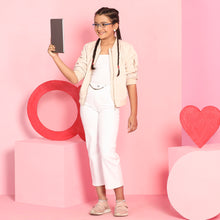 Load image into Gallery viewer, Blue Rectangle Full Rim  Kid Eyeglasses by Lenskart Junior-142694