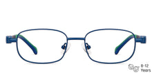 Load image into Gallery viewer, Blue Rectangle Full Rim  Kid Eyeglasses by Lenskart Junior-142694