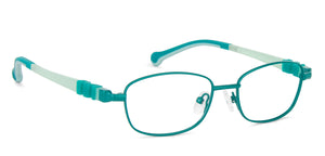 Green Rectangle Full Rim  Kid Eyeglasses by Lenskart Junior-142695