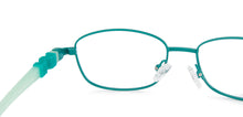 Load image into Gallery viewer, Green Rectangle Full Rim  Kid Eyeglasses by Lenskart Junior-142695