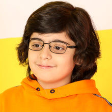 Load image into Gallery viewer, Black Rectangle Full Rim  Kid Eyeglasses by Lenskart Junior-142696