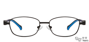 Black Rectangle Full Rim  Kid Eyeglasses by Lenskart Junior-142696