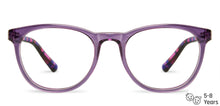 Load image into Gallery viewer, Purple Round Full Rim Kid Eyeglasses by Lenskart Junior-142823