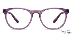 Purple Round Full Rim Kid Eyeglasses by Lenskart Junior-142823