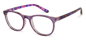 Purple Round Full Rim Kid Eyeglasses by Lenskart Junior-142823