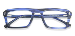 Tortoise Square Full Rim Extra Wide Unisex Eyeglasses by Vincent Chase-143039