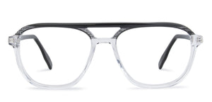Transparent Wayfarer Full Rim Unisex Eyeglasses by Vincent Chase VC-143042