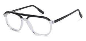 Transparent Wayfarer Full Rim Unisex Eyeglasses by Vincent Chase VC-143042