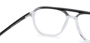 Transparent Wayfarer Full Rim Unisex Eyeglasses by Vincent Chase VC-143042