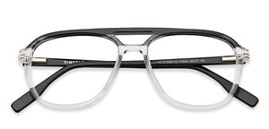 Transparent Wayfarer Full Rim Unisex Eyeglasses by Vincent Chase VC-143042
