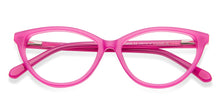 Load image into Gallery viewer, Pink Cat Eye Full Rim Kids Eyeglasses by Lenskart Junior-143114