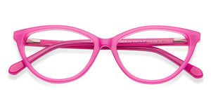 Pink Cat Eye Full Rim Kids Eyeglasses by Lenskart Junior-143114