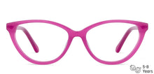 Load image into Gallery viewer, Pink Cat Eye Full Rim Kids Eyeglasses by Lenskart Junior-143114