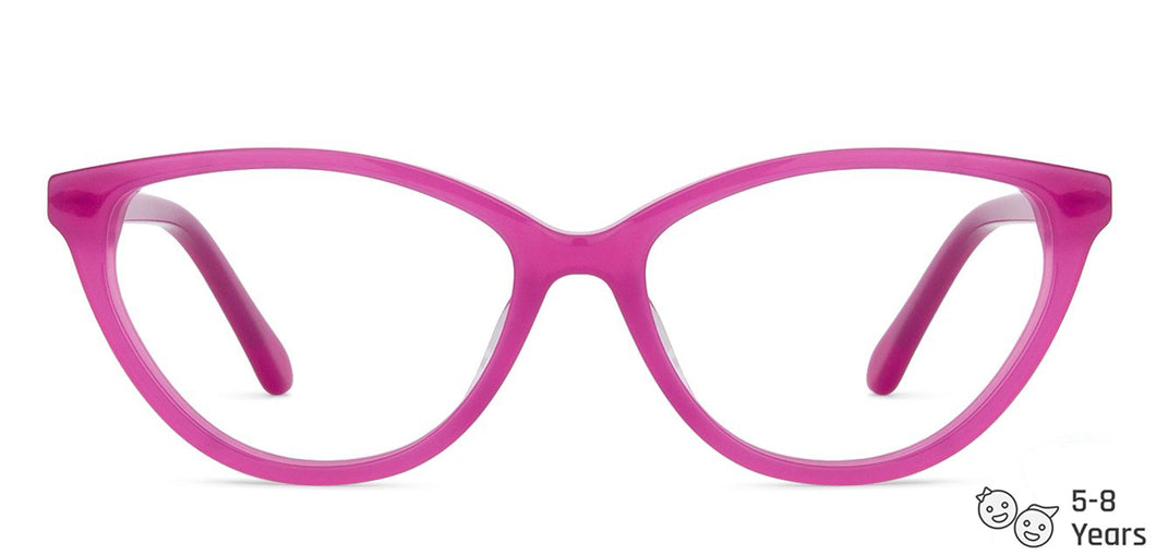 Pink Cat Eye Full Rim Kids Eyeglasses by Lenskart Junior-143114