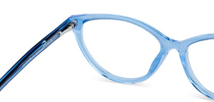 Blue Cat Eye Full Rim  Kid Eyeglasses by Lenskart Junior-143115