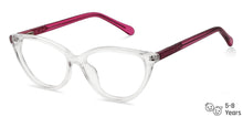 Load image into Gallery viewer, Transparent Cat Eye Full Rim  Kid Eyeglasses by Lenskart Junior-146405