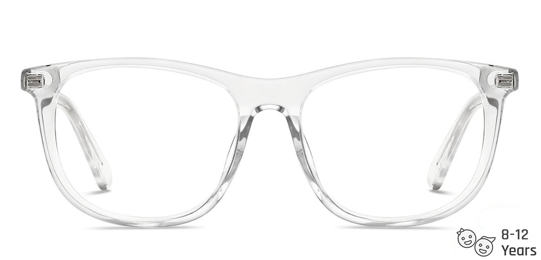 Transparent Square Full Rim  Kid Eyeglasses by Lenskart Junior-146409