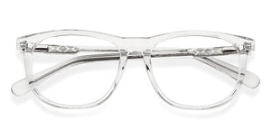 Transparent Square Full Rim  Kid Eyeglasses by Lenskart Junior-146409