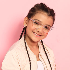 Transparent Round Full Rim  Kid Eyeglasses by Lenskart Junior-143132