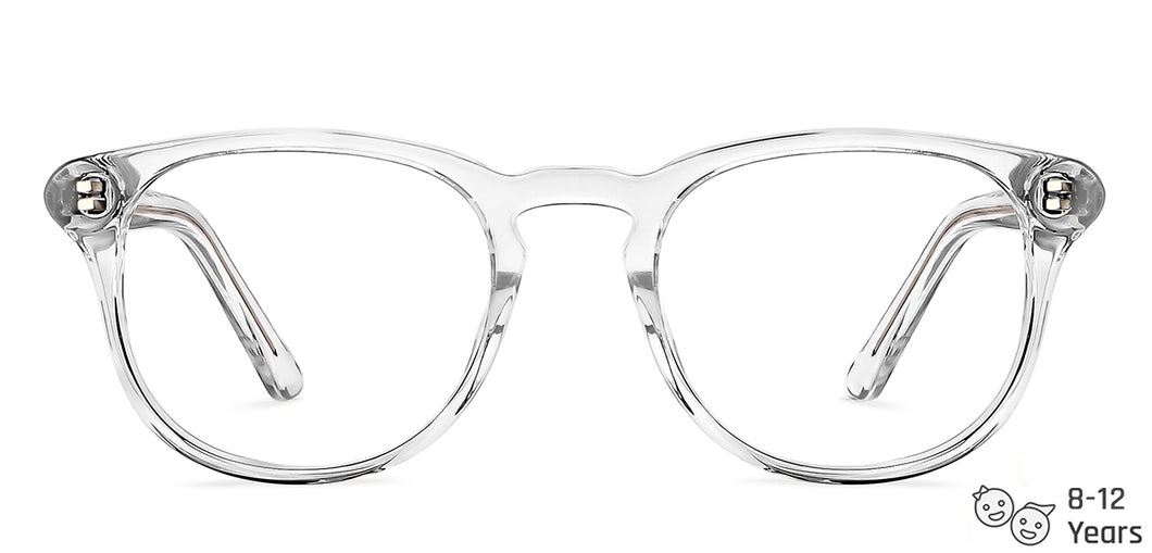Transparent Round Full Rim  Kid Eyeglasses by Lenskart Junior-143132