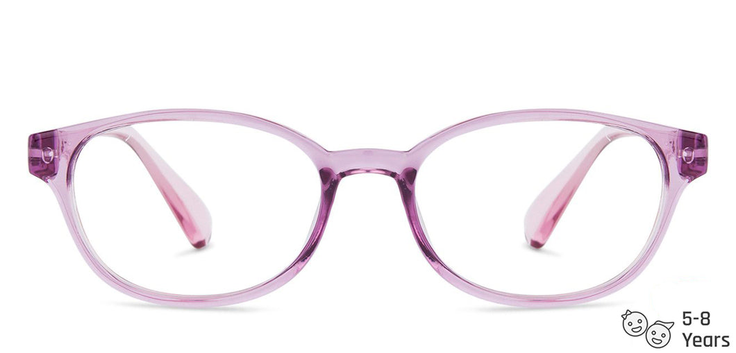Purple Round Full Rim Kid Eyeglasses by Lenskart Junior-143498