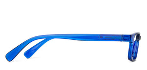 Blue Rectangle Full Rim Kid Eyeglasses by Lenskart Junior-143499