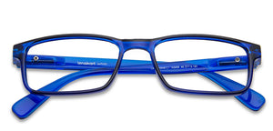 Blue Rectangle Full Rim Kid Eyeglasses by Lenskart Junior-143499