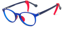 Load image into Gallery viewer, Blue Round Full Rim Kids Eyeglasses by Lenskart Junior-143510