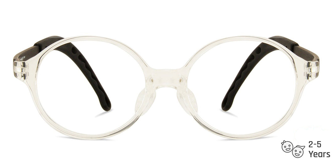 Transparent Round Full Rim  Kid Eyeglasses by Lenskart Junior-145575