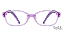 Load image into Gallery viewer, Purple Rectangle Full Rim  Kid Eyeglasses by Lenskart Junior-145583