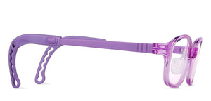 Purple Rectangle Full Rim  Kid Eyeglasses by Lenskart Junior-145583