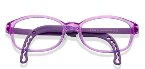 Purple Rectangle Full Rim  Kid Eyeglasses by Lenskart Junior-145583