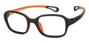 Black Square Full Rim Kid Eyeglasses by Lenskart Junior-144048