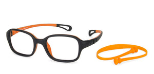 Black Square Full Rim Kid Eyeglasses by Lenskart Junior-144048