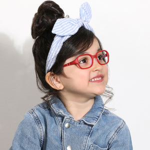 Red Square Full Rim Kid Eyeglasses by Lenskart Junior-144047
